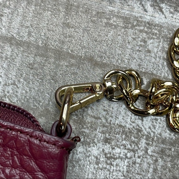 Lodis Burgundy Leather Multi Way Shoulder Bag - Picture 7 of 14